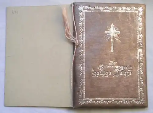 hübscher Taufbrief Zur Erinnerung an die heilige Taufe 1921 (119269)