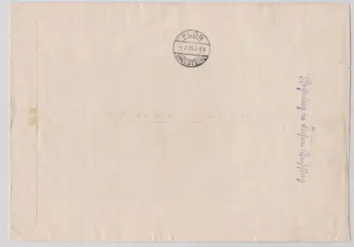 Einschreibe Brief OSTROPA Königsberg Michel Block 3, 1935 (126517)