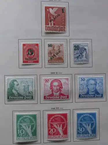 Timbres Collection Berlin-Ouest Berlin Ouest 1948-1957 (144165)