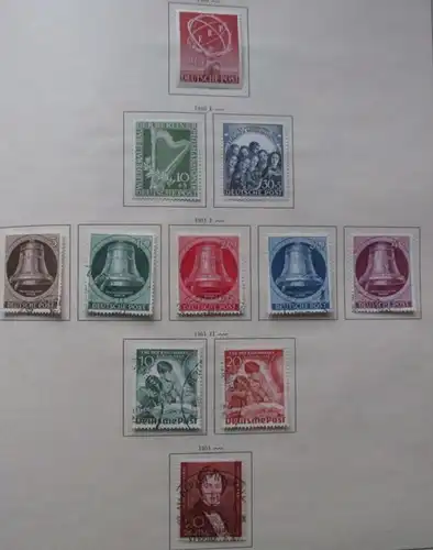 Briefmarken Sammlung Berlin (West) Westberlin 1948-1957 (144165)