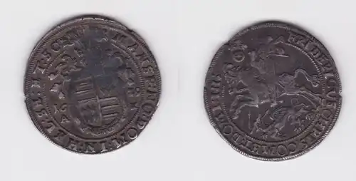 1/2 Taler Münde Mansfeld ligne arrière-ort réelle vie glacée 1629 (126655)