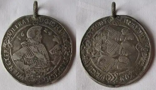 1 pièce d'argent de vallée Saxe Altenburg 1624 Johann Philipp et ses 3 frères