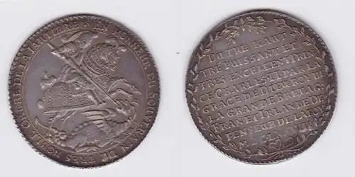 1 Taler Argent Monnaie Saxe-Albertine Ligne Johann Georg II 1678 (117282)