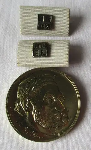 DDR Medaille Ernst-Abbe-Medaille Kammer der Technik (KDT) Bartel X 602c (136254)