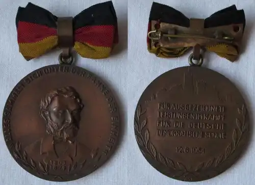DDR Carl-Friedrich-Wilhelm-Wander-Medaille Silber Bartel 131 (112184)