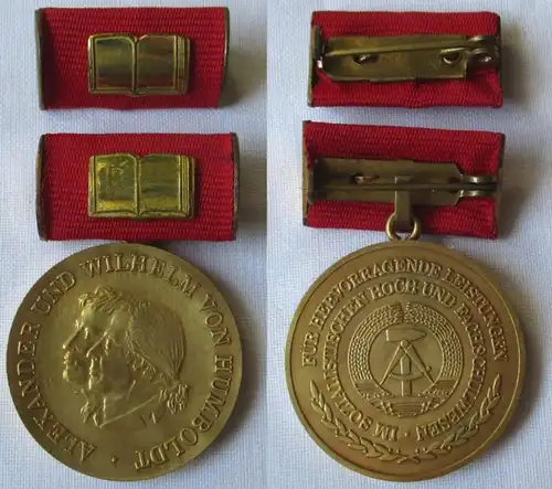 DDR Orden Humboldt-Medaille en Gold Bartel 268 a (129482)