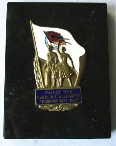 Platette amitié franco-soviétique Mois de la DSF 1955 (124865)