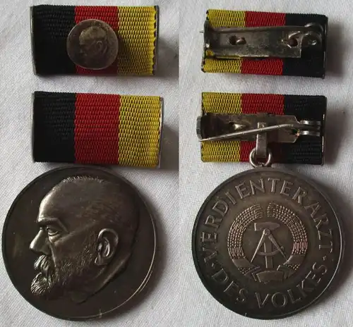 DDR Ordre Médecin du peuple mérité dans l'originale Etui Bartel 52e (1440005)