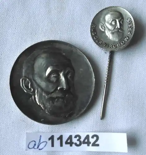 rare médaille DDR Rudolf Virchow Prix plus miniature (14342)