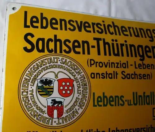 Versicherungsschild Lebensversicherungsanstalt Sachsen-Thüringen-Anhalt (142588)