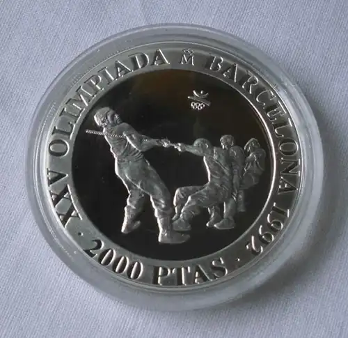 13 x pièces d'argent Espagne Olympiade 1992 Barcelone (120808)