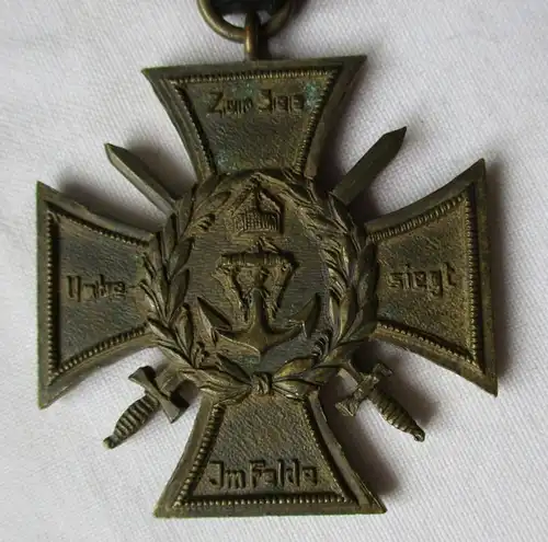 Ehrenkreuz des Marine-Korps 1914-1918, Flandernkreuz + Gefechtsspangen (118708)