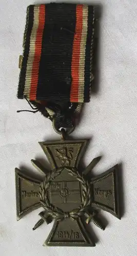 Ehrenkreuz des Marine-Korps 1914-1918, Flandernkreuz + Gefechtsspangen (118708)