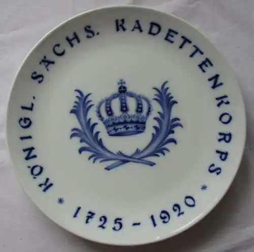 Meissen Regimentsteller Königlich Sächsische Kadettenkorps 1725 - 1920 (122380)