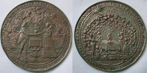 Médaille d'argent rare Mademoiselle de mariage (Raimund Flitz) (126464)