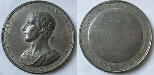 Medaille Napoleon Bonaparte Befreiungskriege Frieden von Amiens 1802 (117822)