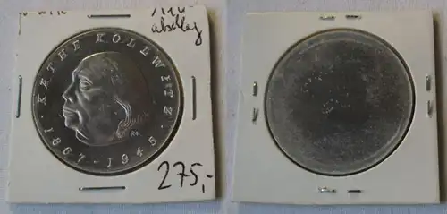 DDR Münkze mittel 10 Mark Käthe Kollwitz 1967 Aluminium Probe (144604)
