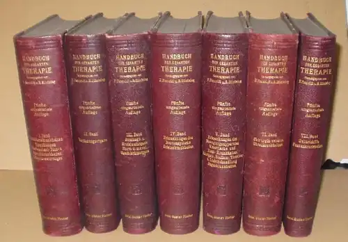 Penzoldt et Stintzing: Manuel de la thérapie dans son ensemble, 7 volumes 1914 (n°15503)