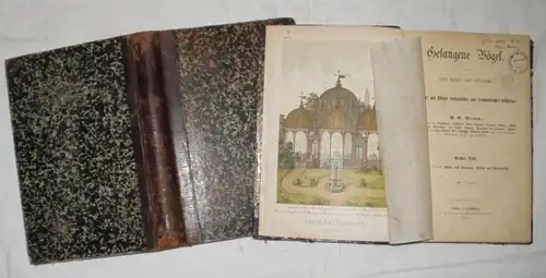 Brehm: oiseaux captifs, 2 volumes de 1872/73 (n°13449)