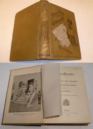 Deutsch-Ostafrika - Das Land und seine Bewohner, Verlag Spamer 1892 (Nr.3700)