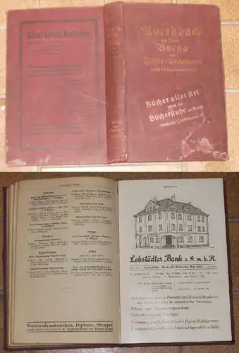 Livre d'adresses des villes de Borna et Regis-Breitingen vers 1930 (17834)