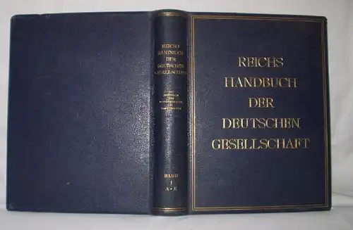 Reichs Handbuch der Deutschen Gesellschaft um 1940 (14826)
