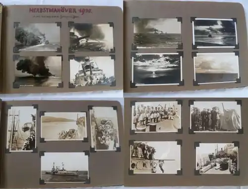 Fotoalbum Linienschiff Hannover mit 211 Foto Fahrt 1930 (Nr. 1487)