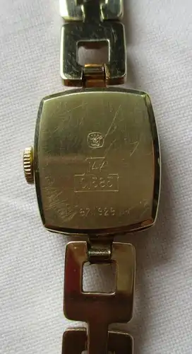 Damen Armbanduhr 0,585 14 Karat Gold Zephir 17,4 Gramm im Etui Hanebeck (134329)
