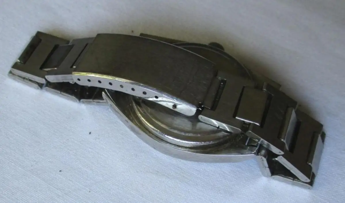 Glashütte Spezimatic 26 rubis Armbanduhr Ehrengeschenk des ZK des SED (103066) 3