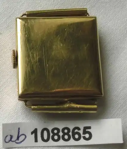 dekorative Schweizer Armbanduhr 585er Gold Marke Grana Watch (108865)