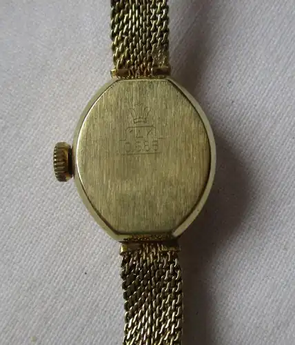 Femmes montre-bracelet 0,585 14 carats Gold Revista 17 jewels Incabloc (122550)