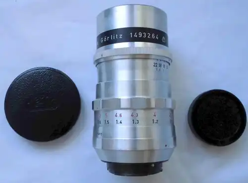 Téléobjectif Meyer-Optik Görlitz Trioplan 1:2,8 / 100 V + sac (107285)