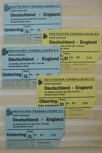 große Sammlung mit 396 Fussball Eintrittskarten 70iger und 80iger Jahre (118544)