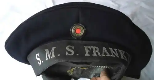 Original Marine Teams Bonnet S.M.S. Francfort 1ère Guerre mondiale (111257)