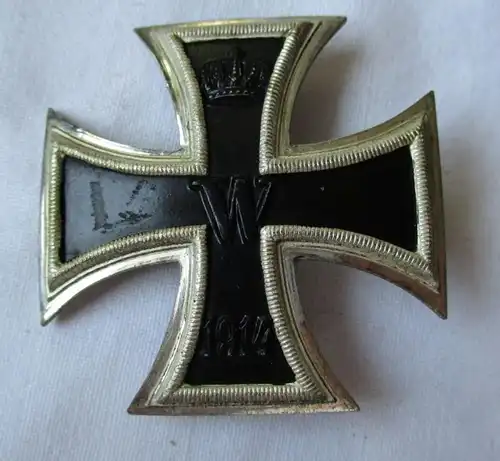 Croix de fer brouillée rare 1ère classe 1914 non magnétique 1.WK (116486)