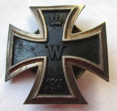 seltenes gewölbtes Eisernes Kreuz 1.Klasse 1914 1.Weltkrieg Modell 1939 (110850)
