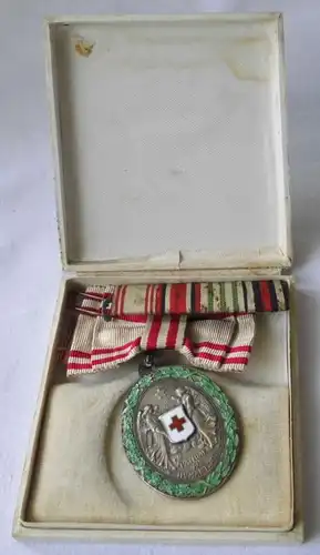 Autriche Croix rouge médaille 1.guerre mondiale en étui original (100884)