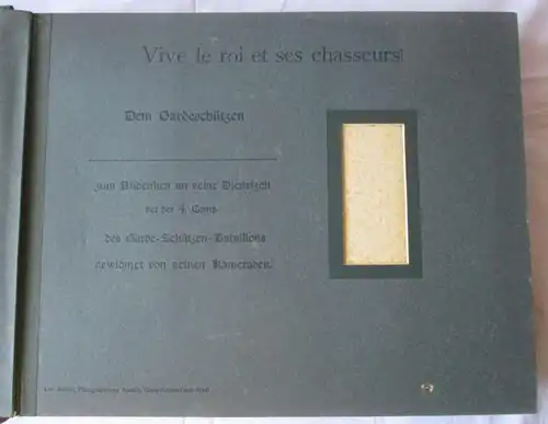 große Sammlung Reservistika IV. Comp. Garde Schützen Bataillon 1906-1908 /120106