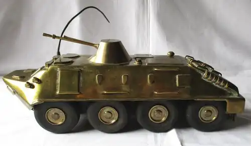 Original DDR Messing Modell NVA Schützenpanzerwagen BTR-60 Einzelstück (128890)