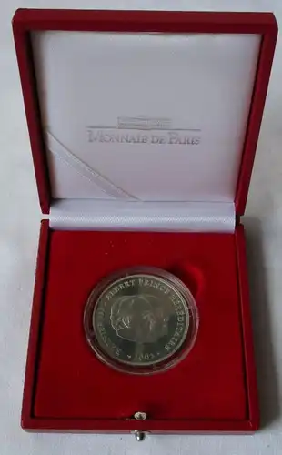 10 Euro Monaco 2003 PP '80.Geburtstag Fürst Rainier III' Box/Zertifikat (134670)