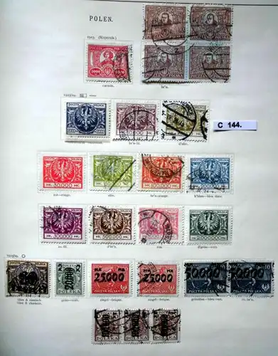 collection rare de timbres République de Pologne 1918 à 1938 presque complète