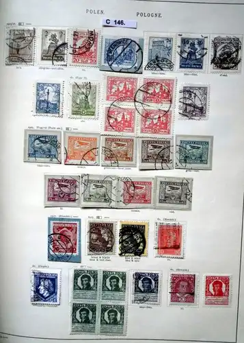 collection rare de timbres République de Pologne 1918 à 1938 presque complète