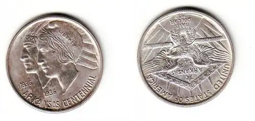 1/2 dollar argent commémoratif Muenze USA 1936 à TOP (103910)