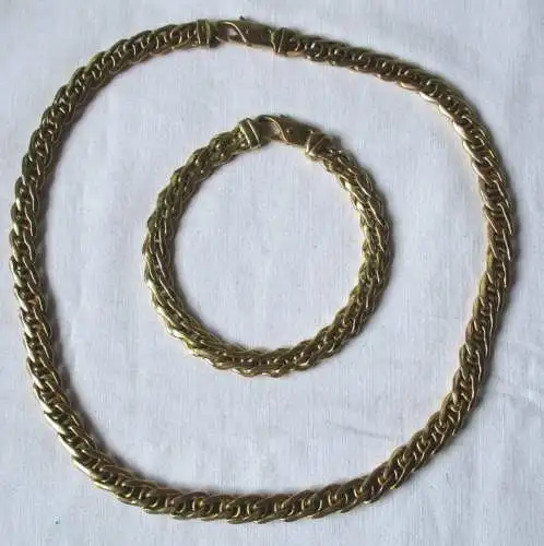 joli bracelet et collier en or 333 (14364)