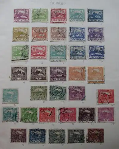 vaste collection de timbres CSSR Tchécoslovaquie à partir de 1918 (101092)