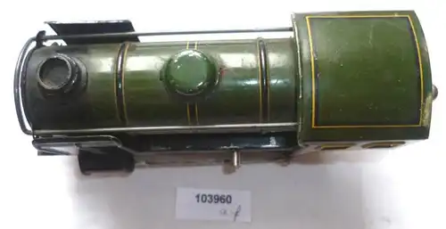 Locomotive à vapeur ancienne rare KBN 4300 trace électrique 0 Bub vers 1930