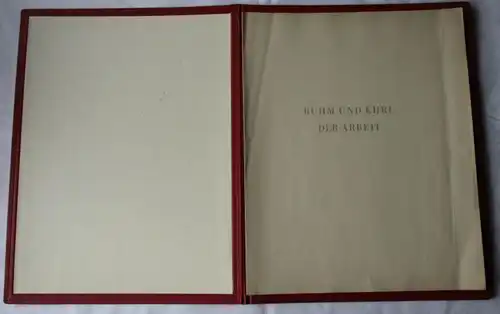 seltene Urkunde Verdienter Aktivist 1958 in Original Urkundenmappe (129486)