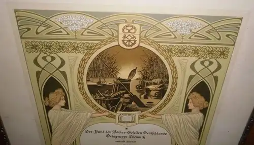 acte rare et médaille Backweit Chemnitz 1925 (119210)