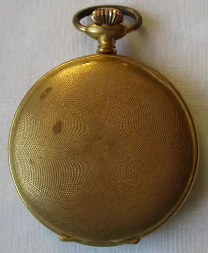 vergoldete Herren Taschenuhr System Glashütte mit Widmung Finnland 1940 (135788)