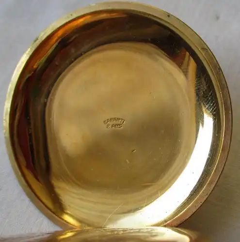 vergoldete Herren Taschenuhr System Glashütte mit Widmung Finnland 1940 (135788)